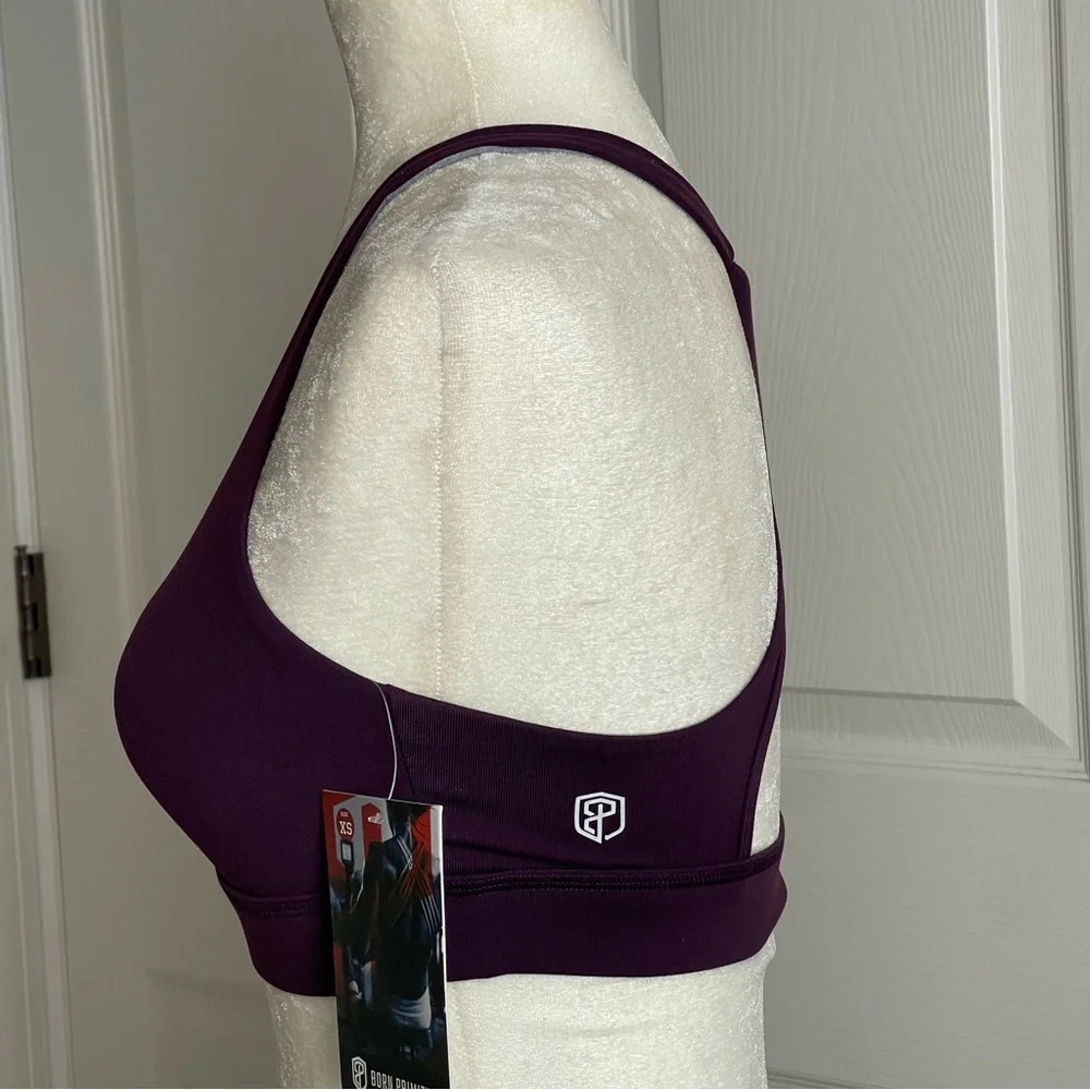 Nwt Born Primitive Max Effort Sports Bra Purple Size Xs — image 5 of 8